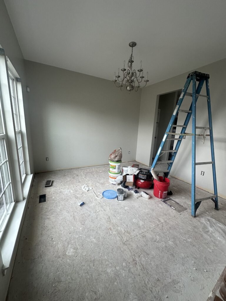 Home renovation project in progress. | The Bearded Contractor