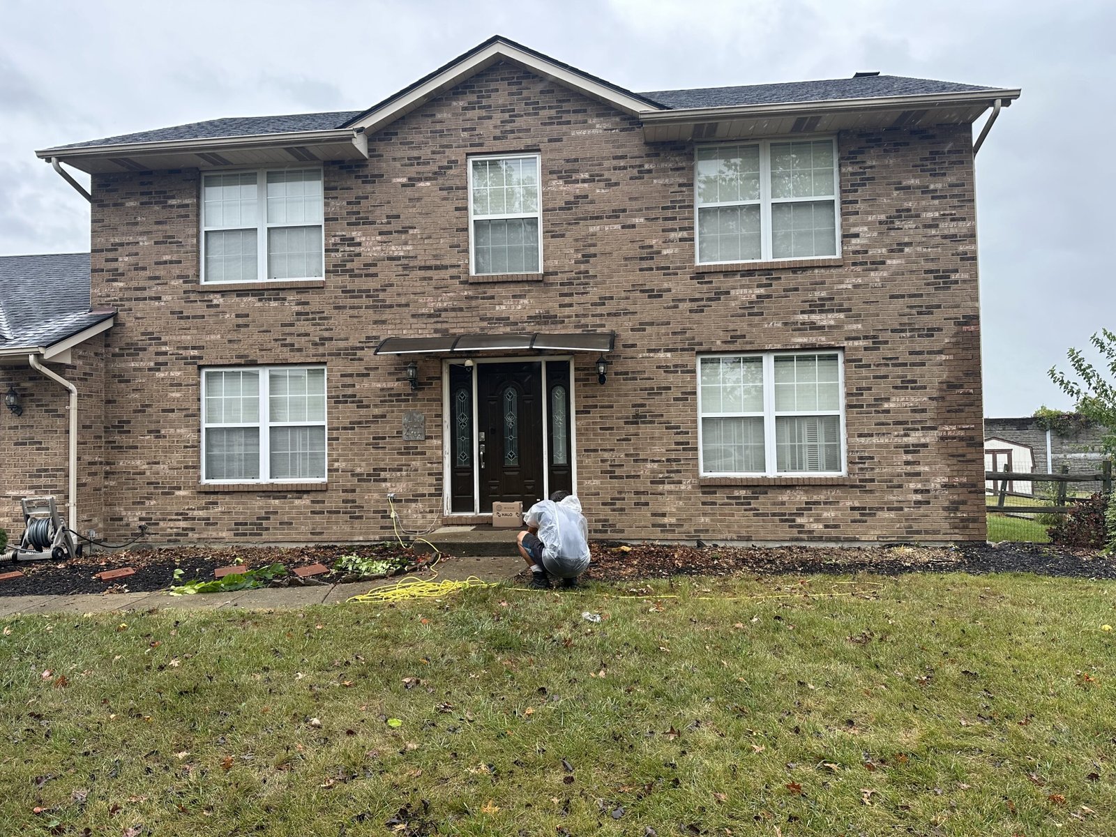 Front porch before rebuild — Liberty Township Ohio | The Bearded Contractor