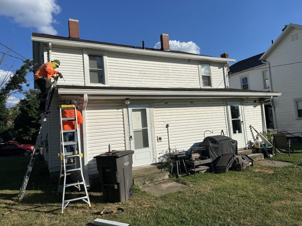 Exterior wall repair | The Bearded Contractor